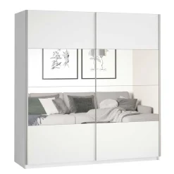 Outlet 180 cm Schwebetuerenschrank Mezzo Jugendkleiderschrank|Schiebetürenschränke