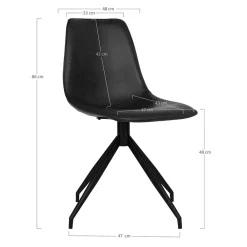 Hot 2 Stühle Evillas Lederstühle