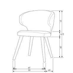 2 Stühle mit Armlehnen Reus*Pharao24 New