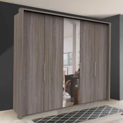 3 türiger Spiegel Kleiderschrank Vasilio*Pharao24 Online