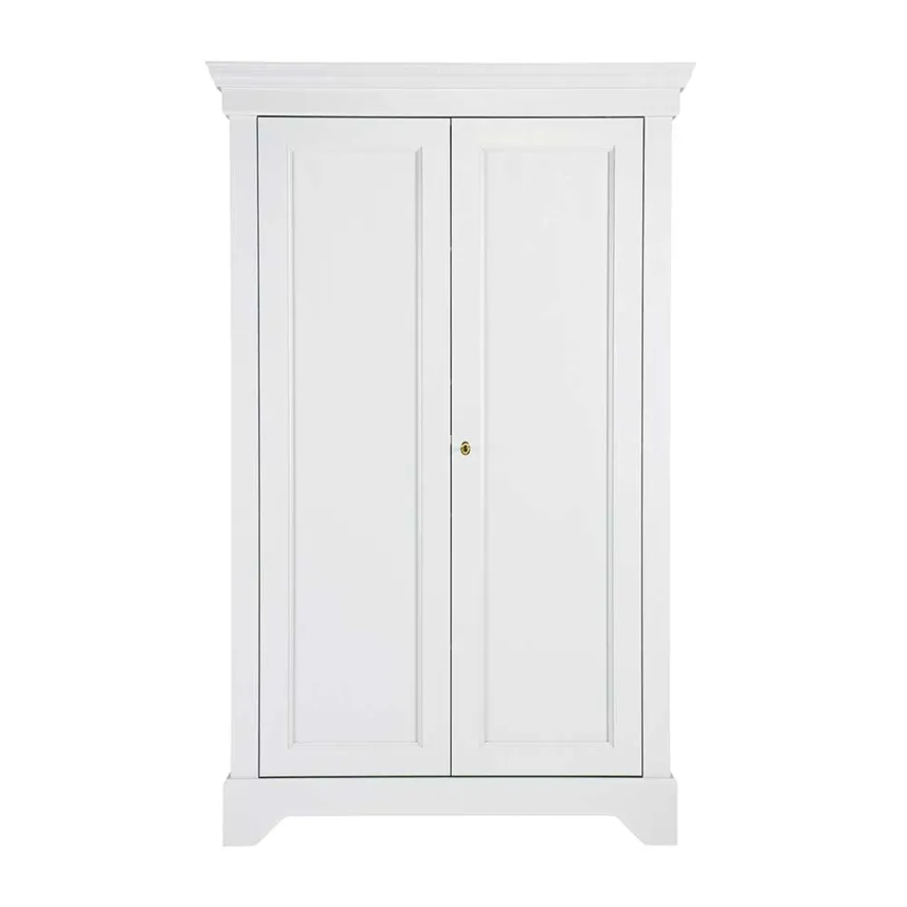 Outlet Abschließbarer Kleiderschrank Rioja Massivholzmöbel|Drehtürenschränke