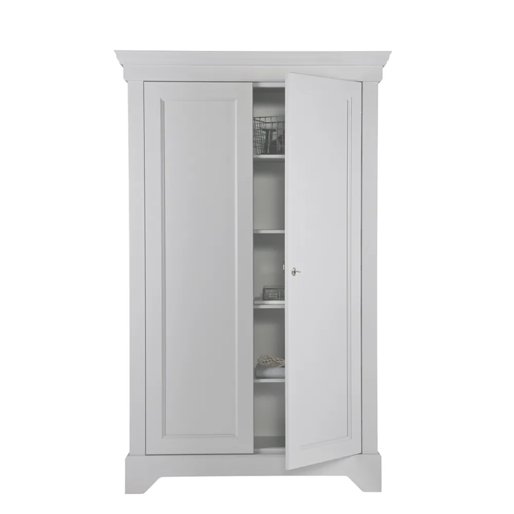 Outlet Abschließbarer Kleiderschrank Rioja Massivholzmöbel|Drehtürenschränke