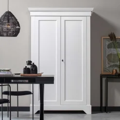 Outlet Abschließbarer Kleiderschrank Rioja Massivholzmöbel|Drehtürenschränke