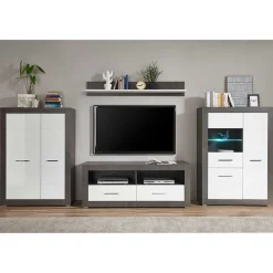 New Anbauwand Jains Moderne Wohnwände|Wohnwand 350 Cm