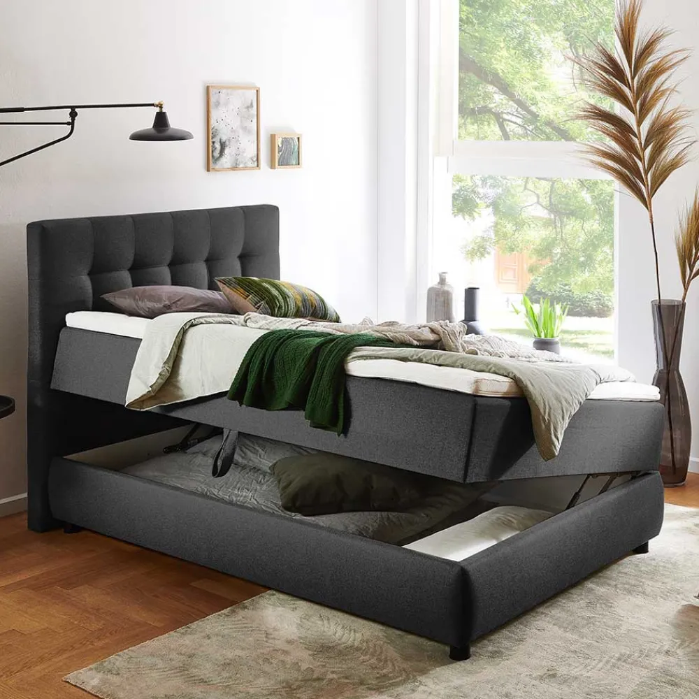 Anthrazit Boxbett Ambrosso*Pharao24 Online