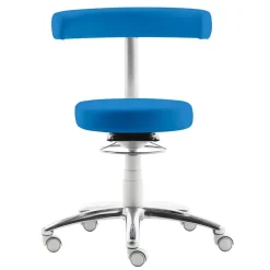 Outlet Arbeitshocker mit Lehne Zirastino Sitzhocker