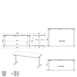 Arbeitszimmermöbel Kalastania*Pharao24 Sale
