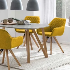 Outlet Armlehnen Esstischstühle Jusic Polsterstühle|Armlehnstühle