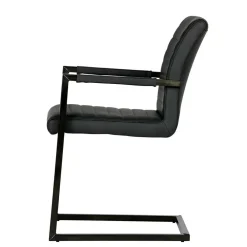 Armlehnen Freischwinger Davadus Polstermöbel|Lederstühle