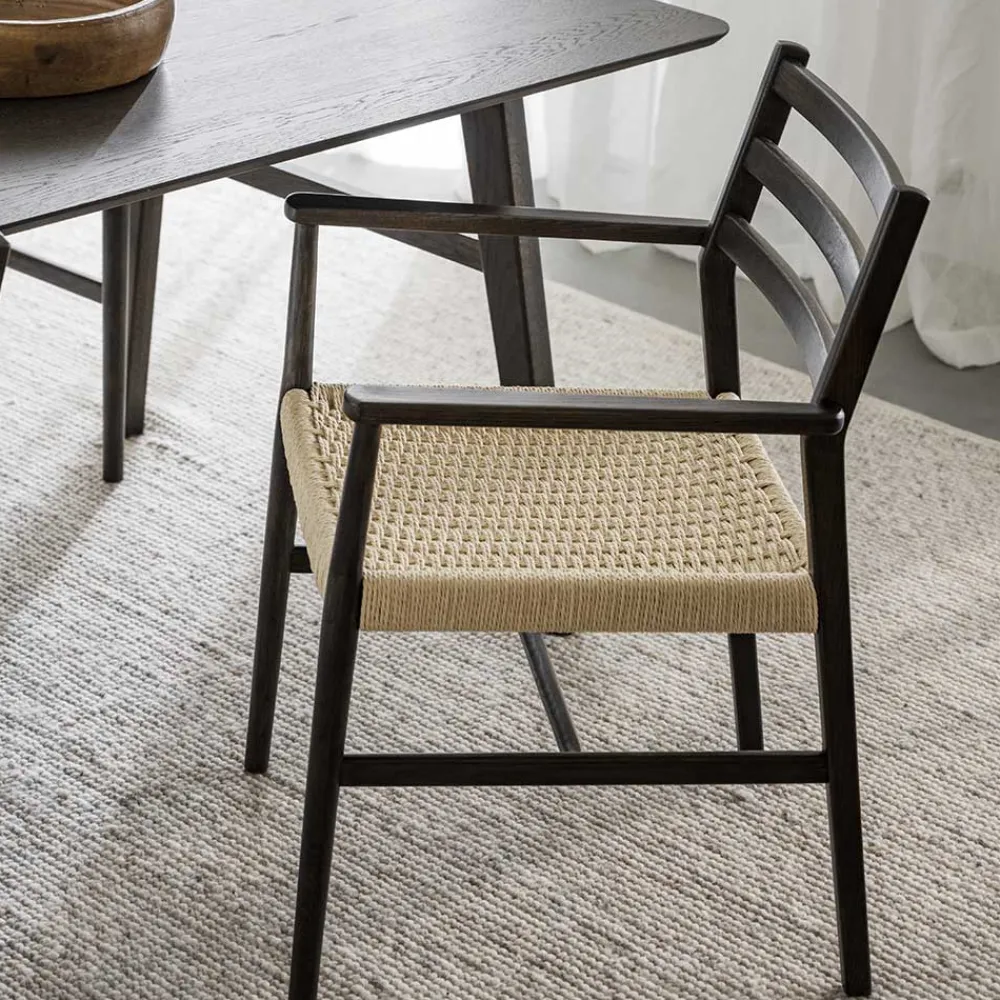 Clearance Armlehnenstuhl Filouras Massivholz Stühle