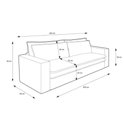 Ausklappbares Sofa Zipna*Pharao24 New