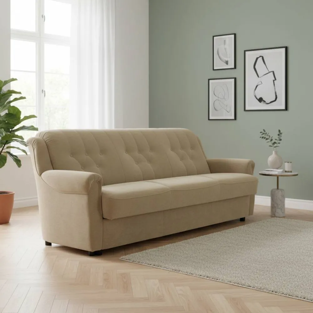Ausziehsofa Twinn Polstermöbel|3 Sitzer Sofa