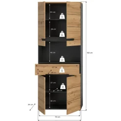 Bad Hochschrank Alexandro*Pharao24 Discount