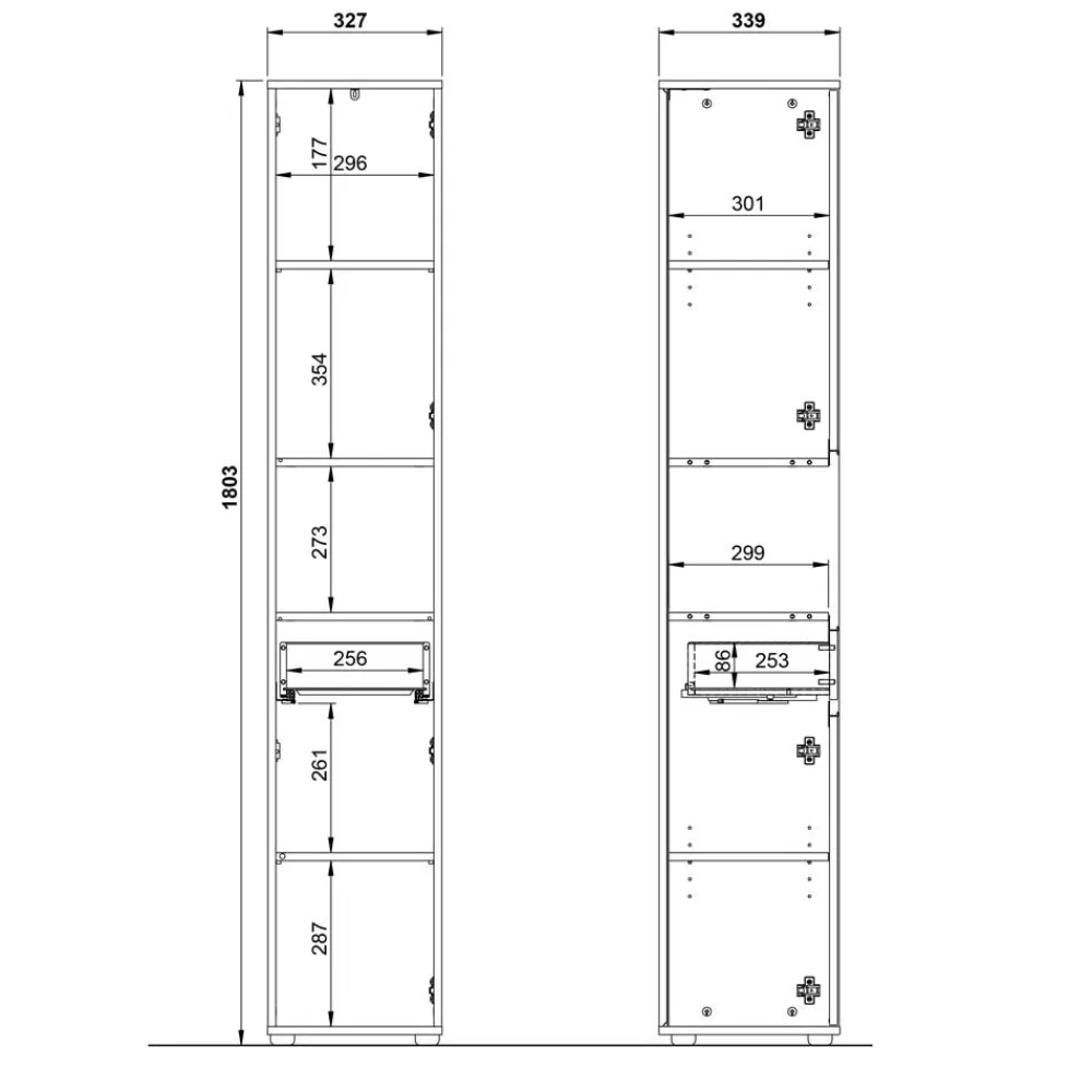 Bad Hochschrank Apulciana*Pharao24 Best