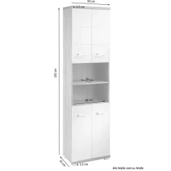 Clearance Bad Hochschrank Evinele Bad Hochschränke|Badezimmerschränke