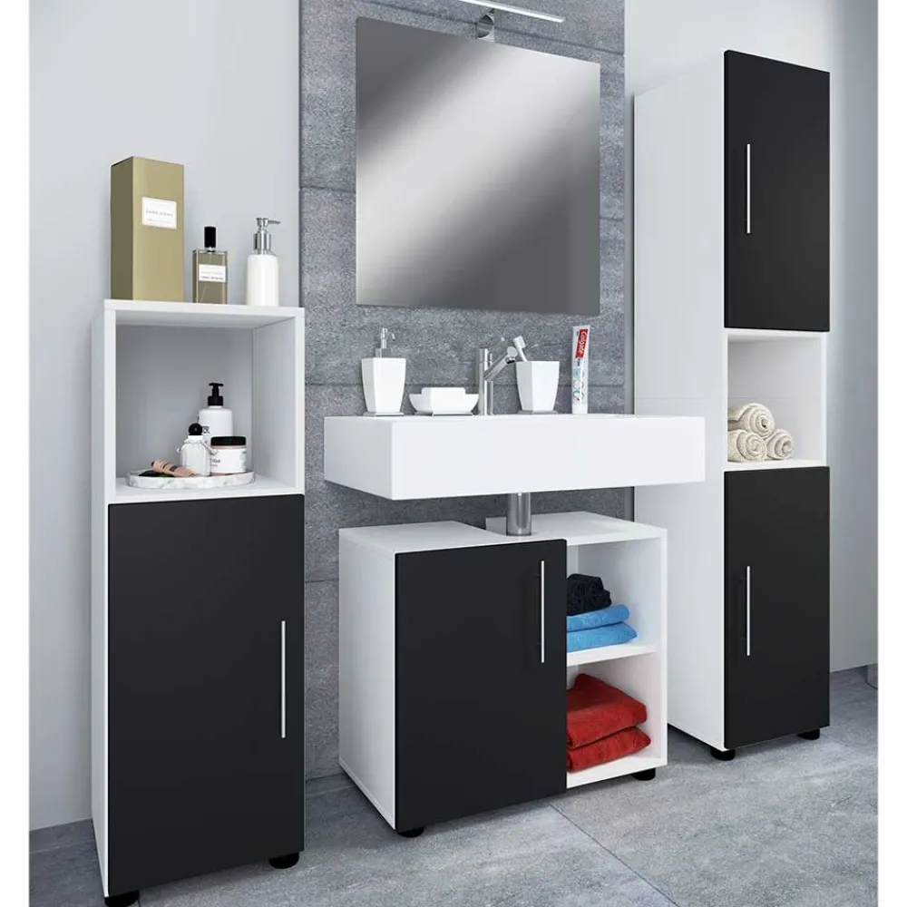 Bad Set Schwarz Weiß Litora*Pharao24 Discount