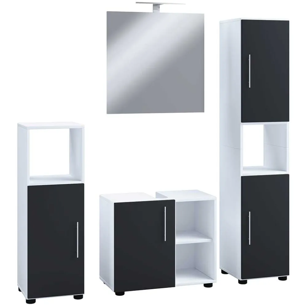 Bad Set Schwarz Weiß Litora*Pharao24 Discount