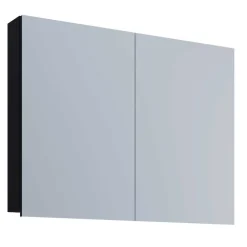 Outlet Bad Set 4-teilig schwarz Bonsai Badmöbel Sets