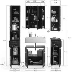 New Badezimmer Einrichtung Reggio Badmöbel Sets