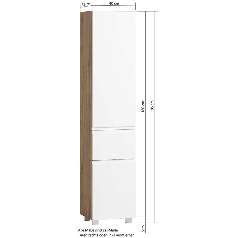 Badezimmer Hochschrank Lactona*Pharao24 Hot