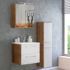 Outlet Badezimmer Möbelset Vidorella Badmöbel Sets