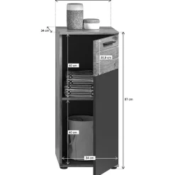 Outlet Badezimmer Schrank Faneno Bad Unterschränke