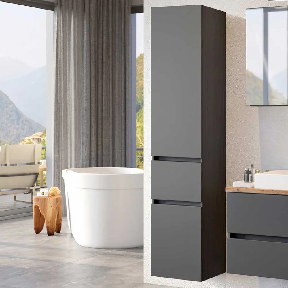 New Badezimmer Schrank Laliano Bad Hochschränke|Badezimmerschränke