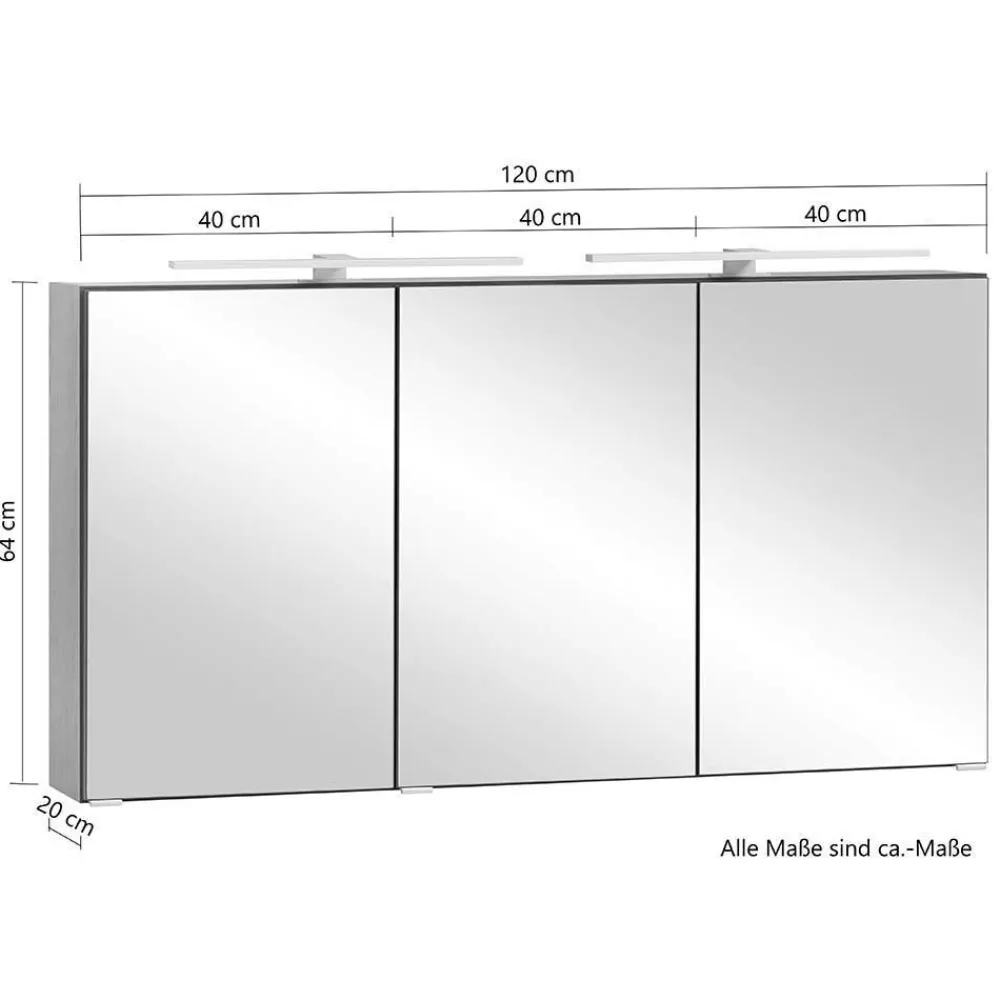 Badezimmer Spiegel Schrank Cadama*Pharao24 New