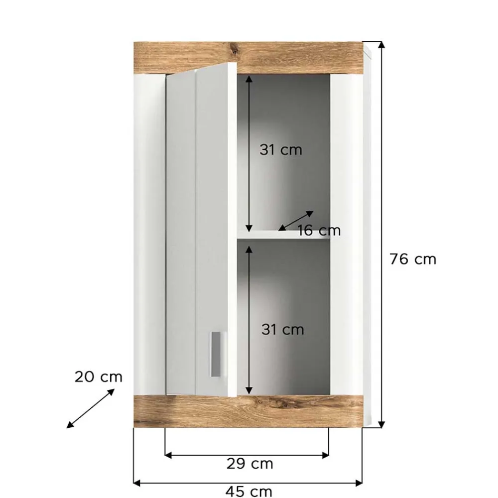 Discount Badezimmerhängeschrank Liss Bad Hängeschränke