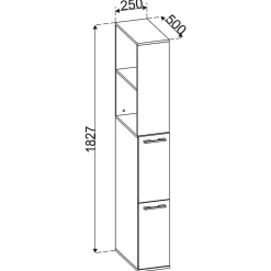 Badezimmerhochschrank Laredo*Pharao24 New