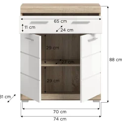 Online Badezimmerkommode Kwesina Bad Unterschränke