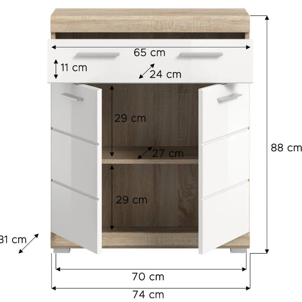 Online Badezimmerkommode Kwesina Bad Unterschränke