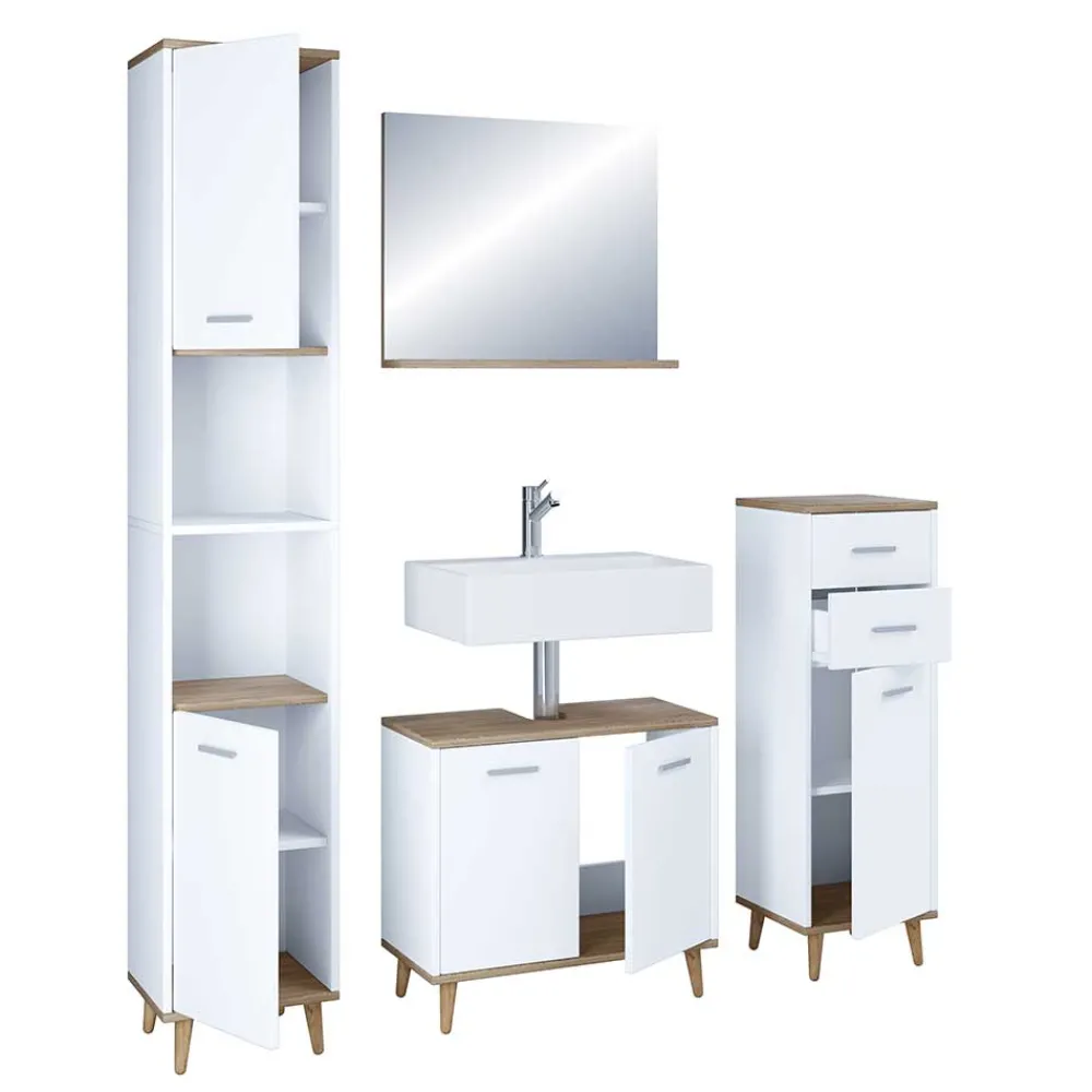 Hot Badezimmermöbel Set Kanmura Badmöbel Sets