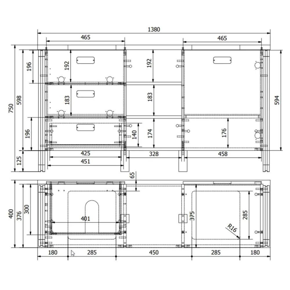 Badezimmermöbelset Verjan Badmöbel Sets