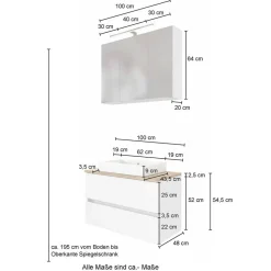 Outlet Badezimmermöbelset Vulray Badmöbel Sets