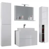 Badezimmermöbelset weiß modern Lorencia*Pharao24 Best