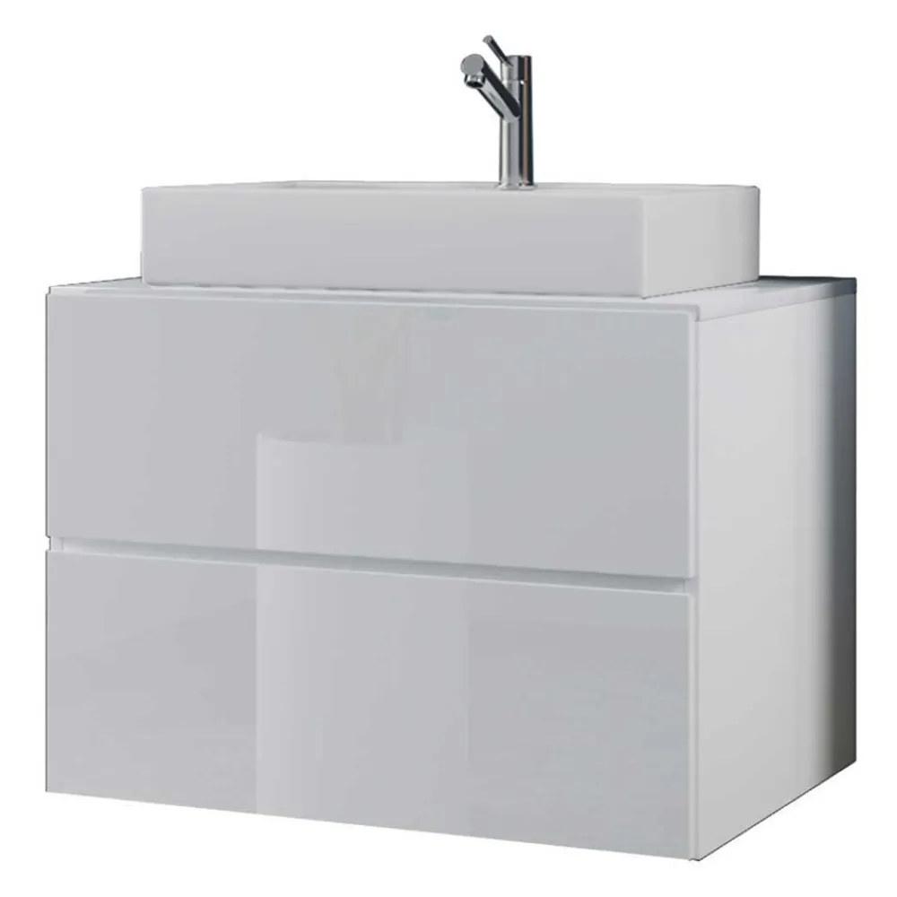 Badezimmermöbelset weiß modern Lorencia*Pharao24 Best