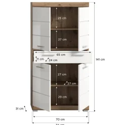 Badezimmermidischrank Silba*Pharao24 Online