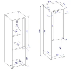 Badezimmermidischrank Uzniana*Pharao24 Clearance