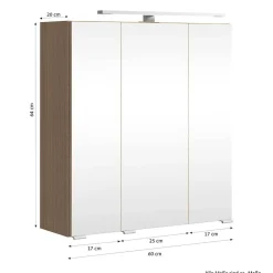 Clearance Badezimmerschrank Esmea Spiegelschränke