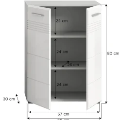 Sale Badezimmerschrank Ladidas Bad Unterschränke