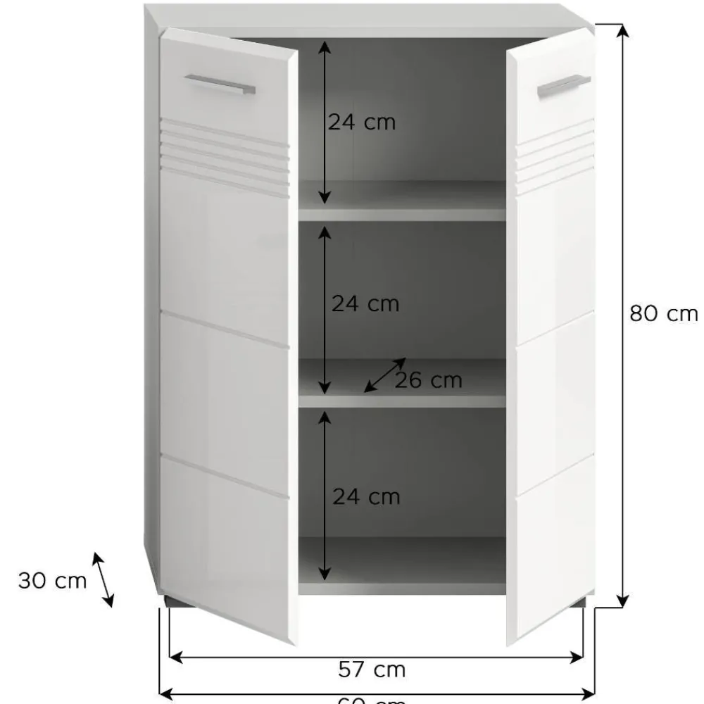 Sale Badezimmerschrank Ladidas Bad Unterschränke