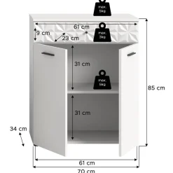 Badezimmerschrank Meteora*Pharao24 Outlet