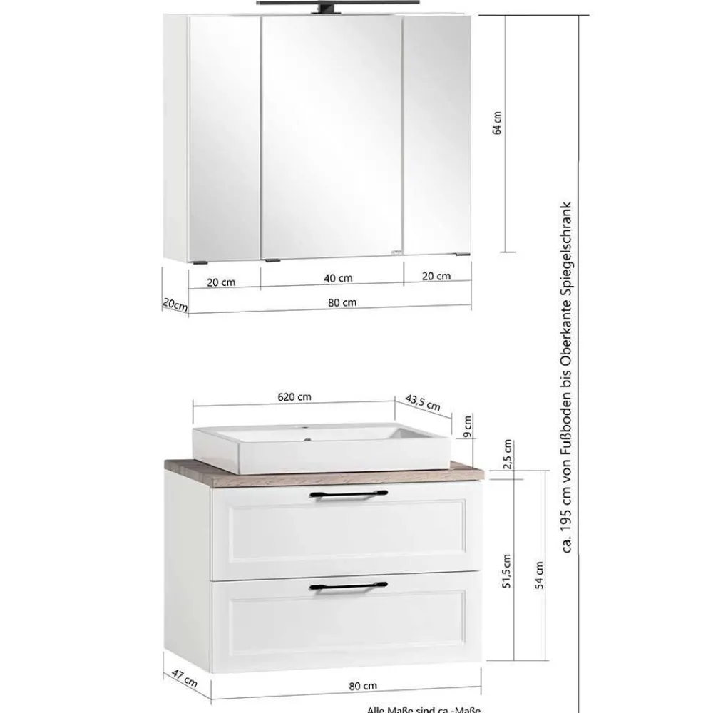 Badezimmerschränke hängend Matss*Pharao24 Outlet
