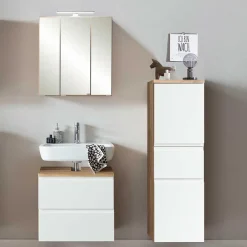 Badezimmerset mit Spiegelschrank Lactona*Pharao24 Online