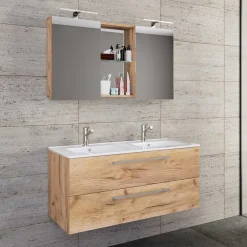 Hot Badmöbel mit Spiegelschrank Lasina Badmöbel Sets