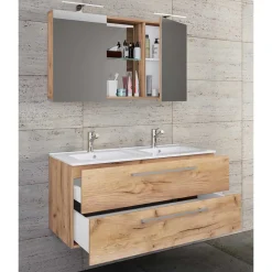Hot Badmöbel mit Spiegelschrank Lasina Badmöbel Sets