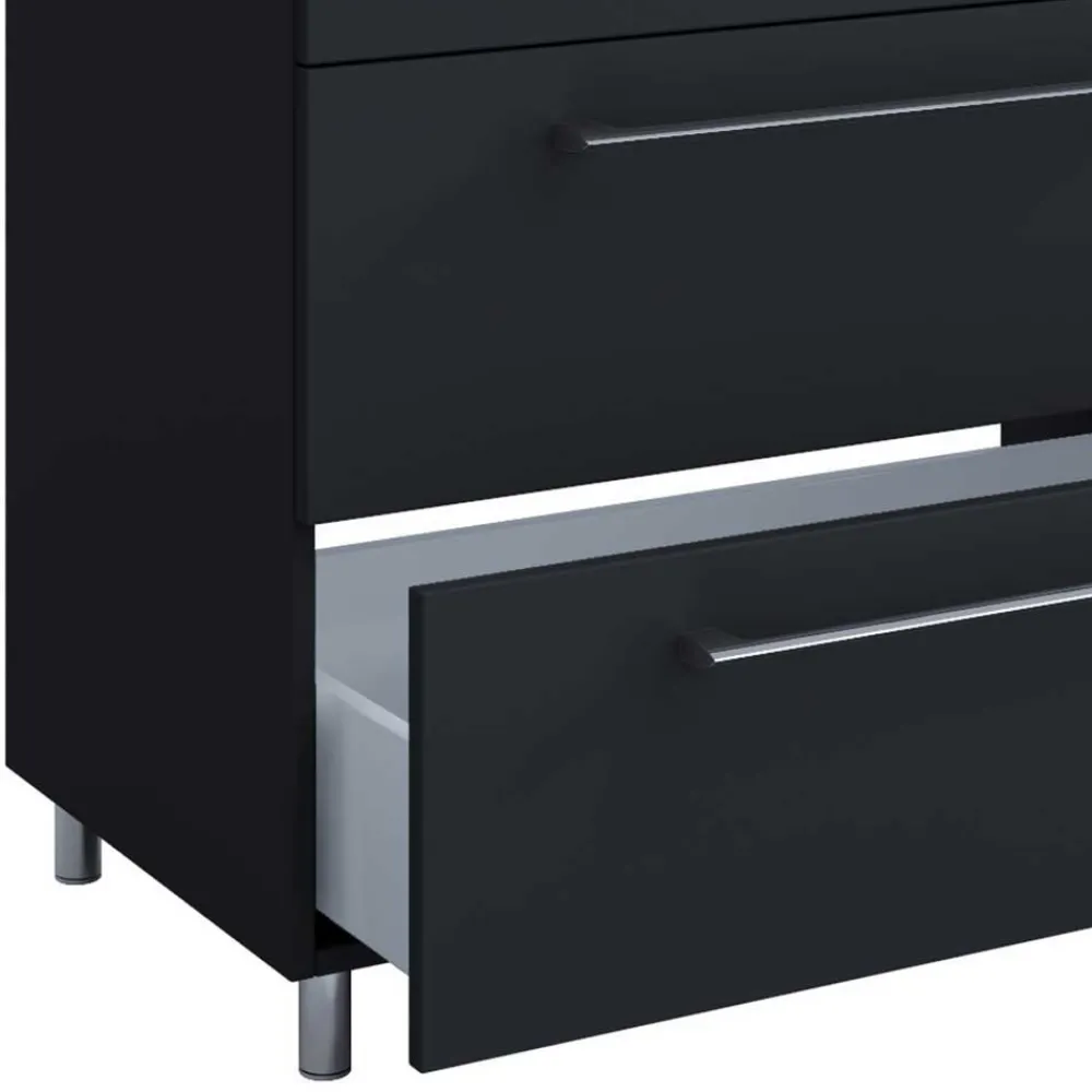 Badmöbel schwarz weiß Bonsai*Pharao24 Sale