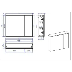 Discount Badmöbel Set Hochglanz Ceszan Badmöbel Sets
