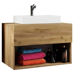 Clearance Badmöbel Set Holzoptik Cudalo Badmöbel Sets